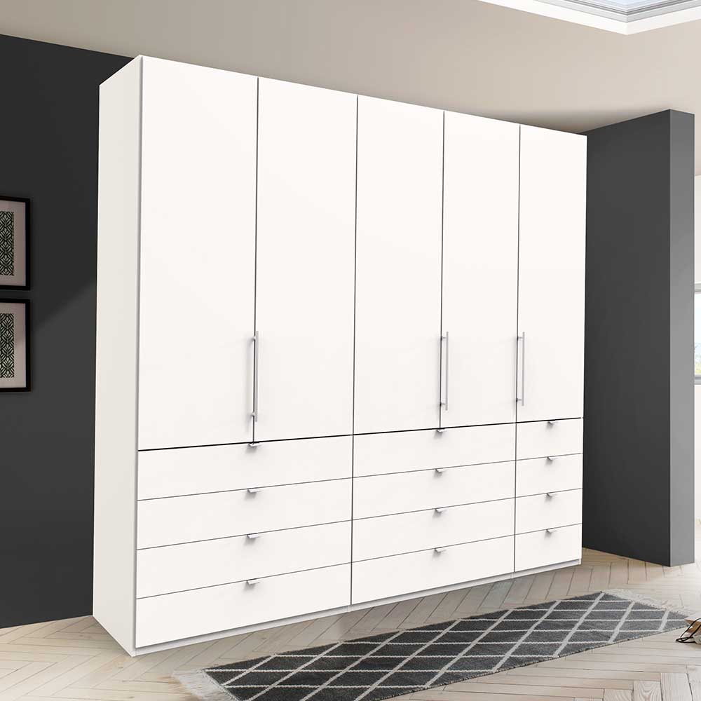 Schlafzimmer Kleiderschrank mit Metallgriffen - Donpiave