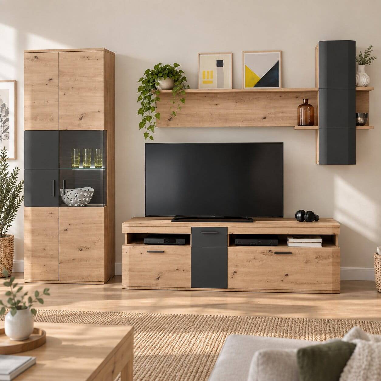 Topp Design Anbauwand Set - Vecenda (dreiteilig)