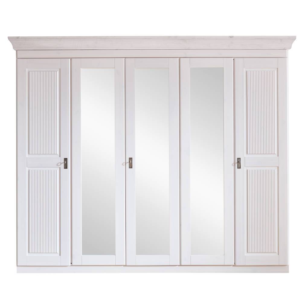5-türiger Kleiderschrank im Modern Country Style - Kazanova