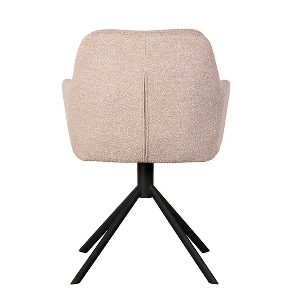 Boucle Armlehnenstuhl mit Drehgestell - Laudionta