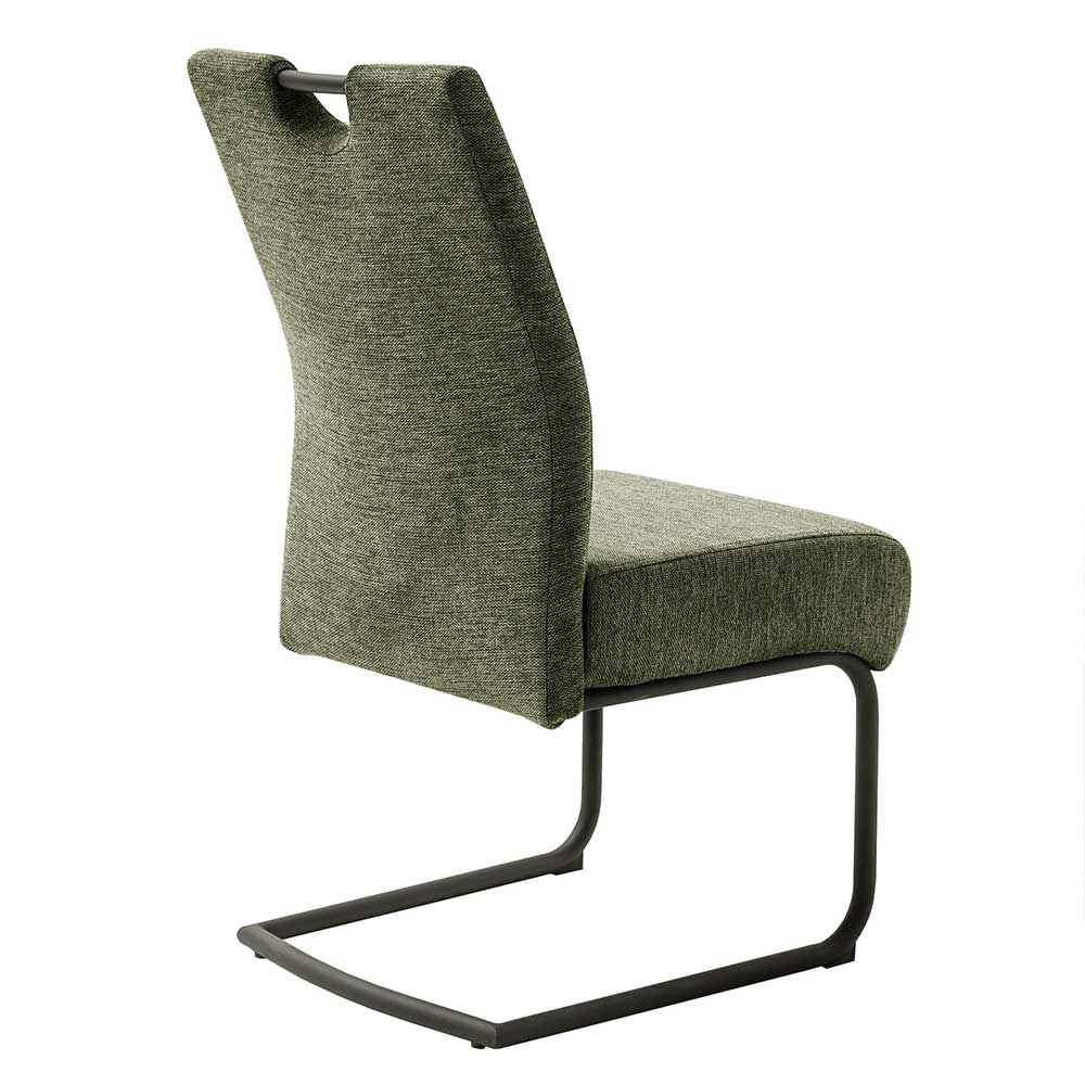 Esszimmer Freischwinger mit Federkern - Surci (2er Set)