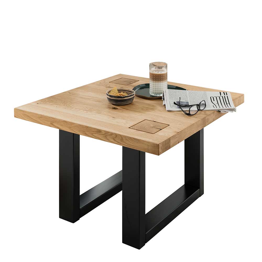 Couchtisch aus Holz Wildeiche Natur geölt - Embleys