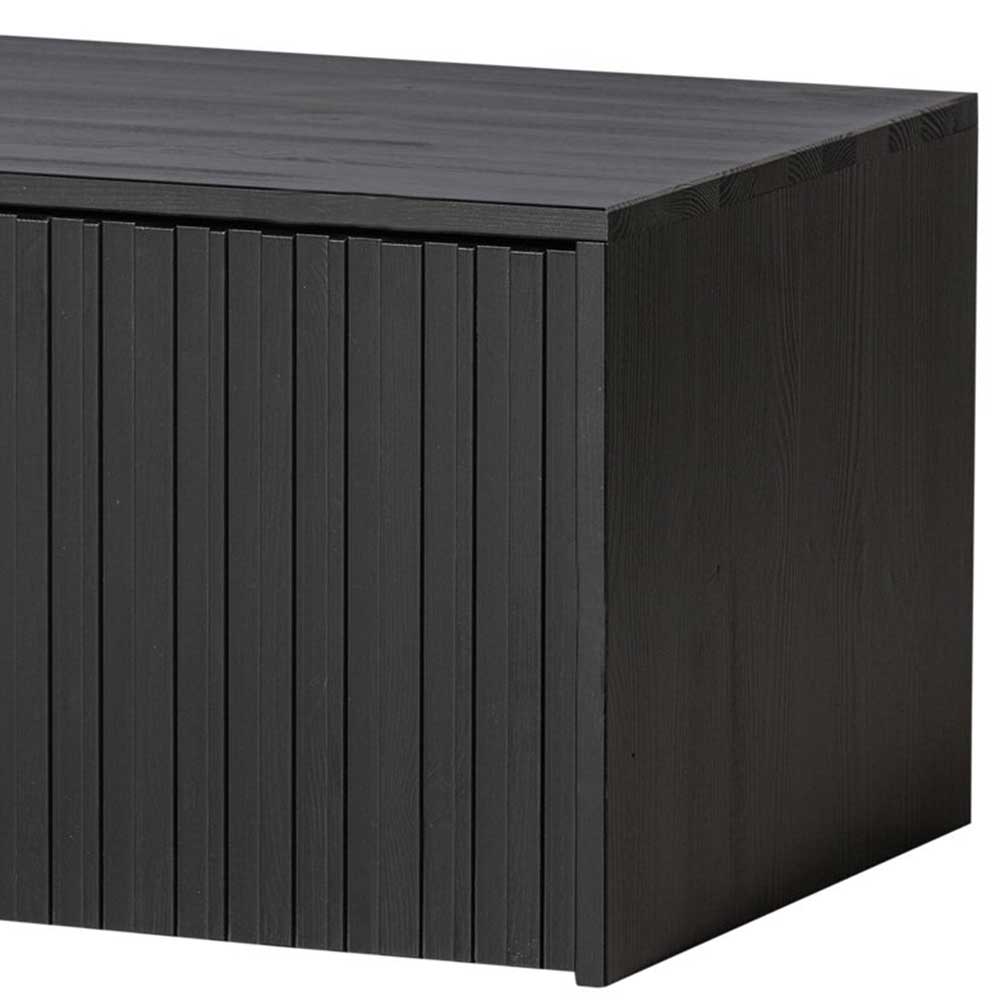 Lowboard in Schwarz Kiefer - Gelvins