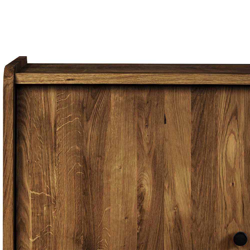 160x90x50 Sideboard in Nussbaumfarben lackiert - Nadelle