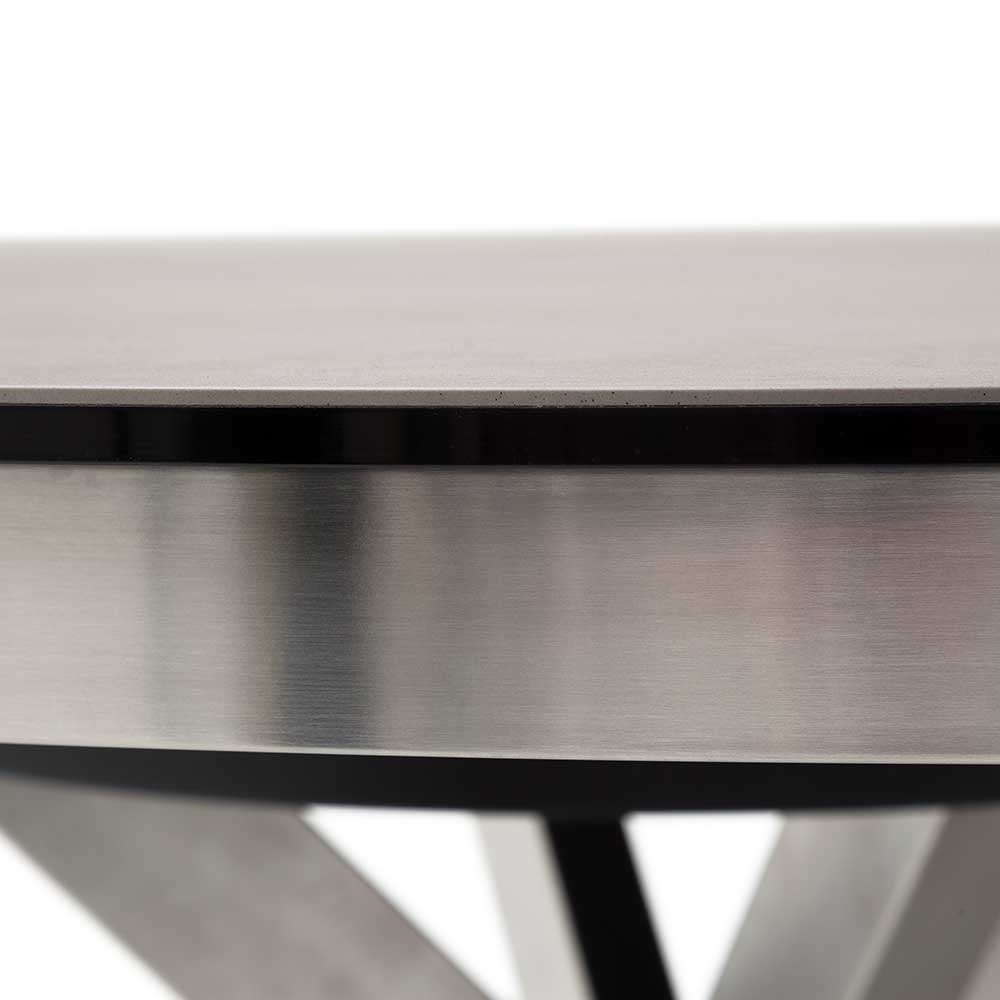 Runder Design Ausziehtisch aus Keramik - Rafu
