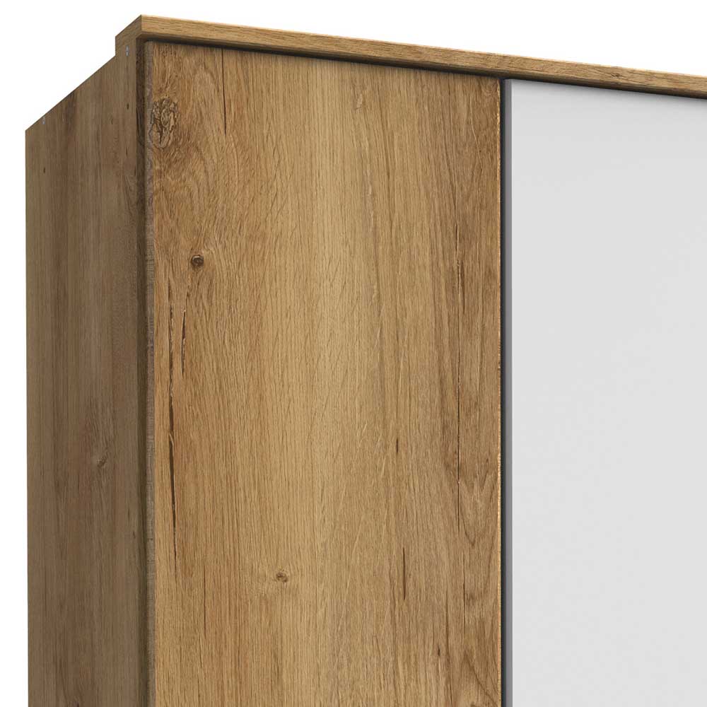 179x199x58 Kleiderschrank 4 Türen & 3 Schubladen - Curacao