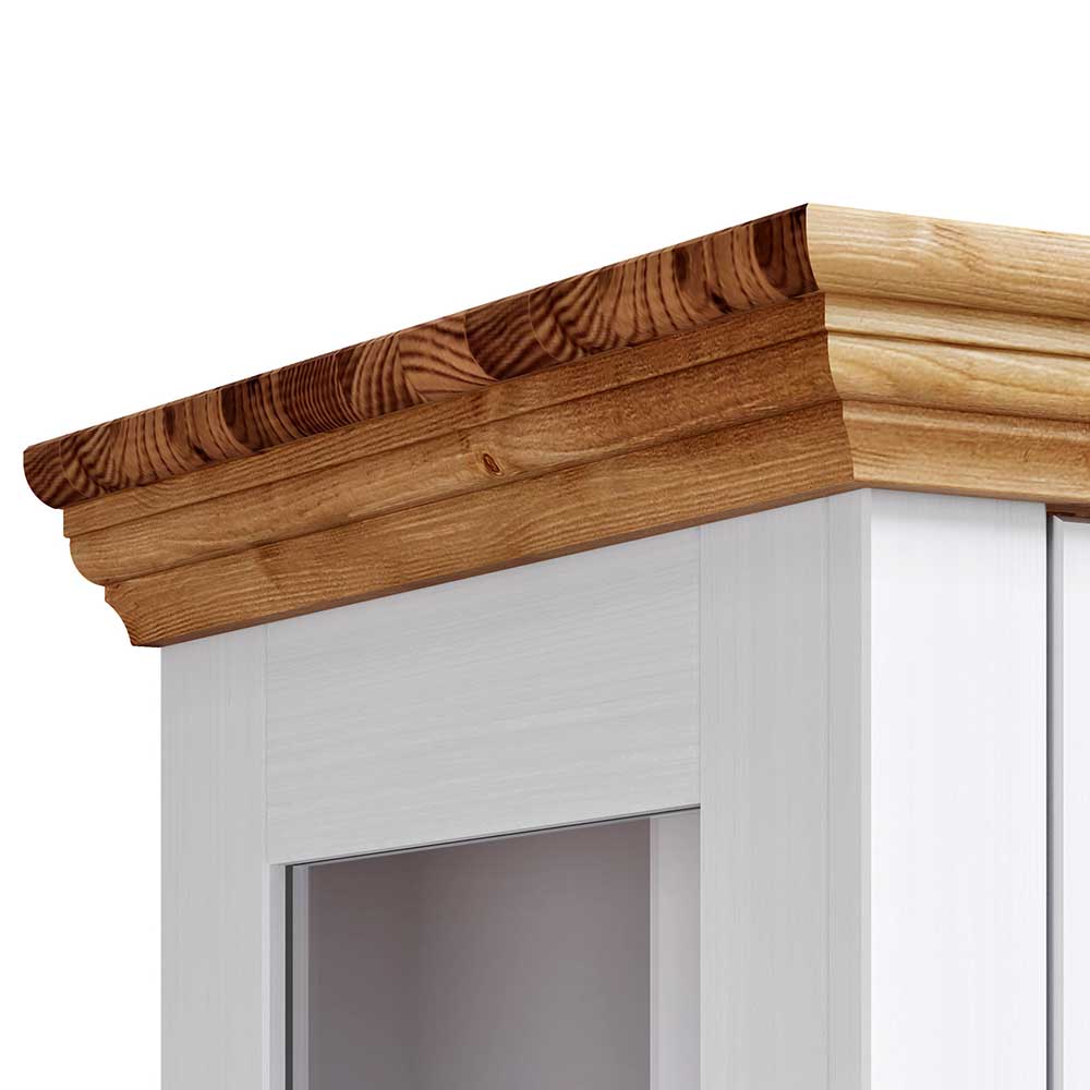 Modern Country Wohnzimmerschrank zweifarbig - Eyzaco