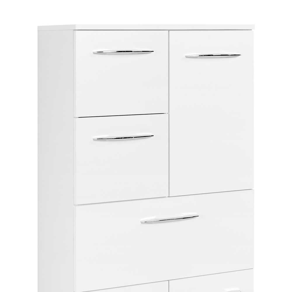 Midibadschrank in Weiß - Lartemo