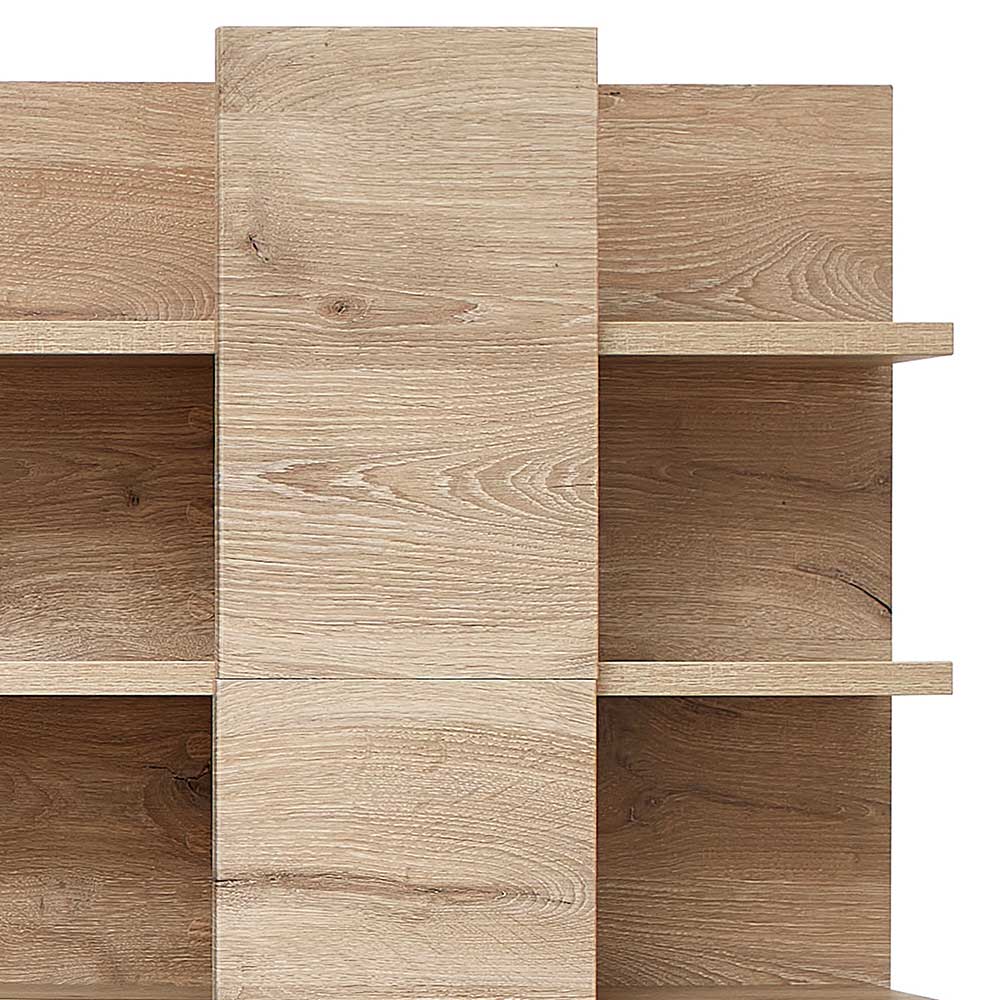 140x86x22 Wandregal in Wildeiche NB - Zelio