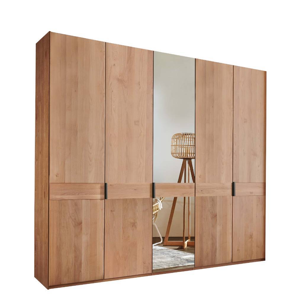 216 cm hoher Schlafzimmer-Kleiderschrank 5-türig - Murray