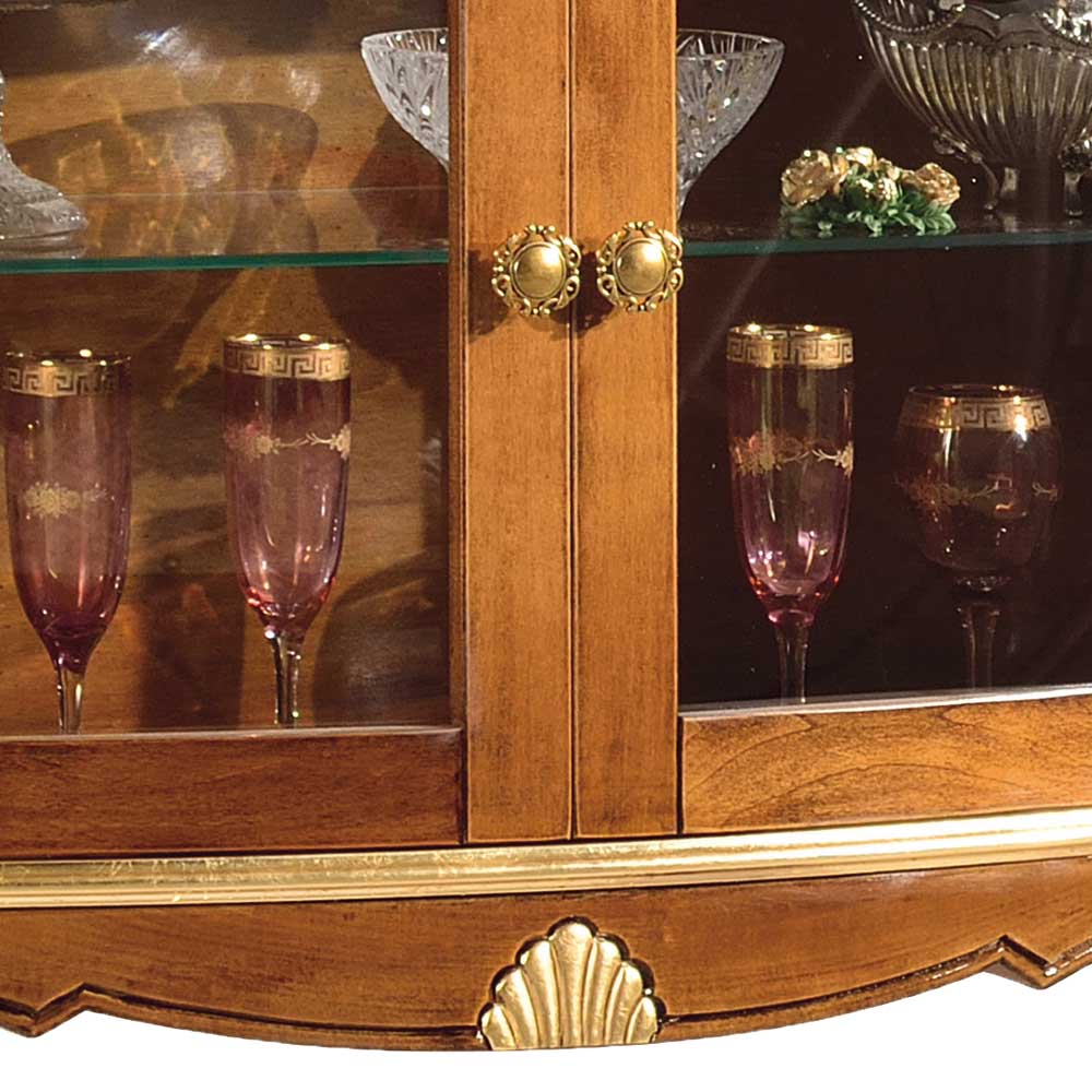 108x100x40 Italienische Vitrine 2-türig - Carlenna I