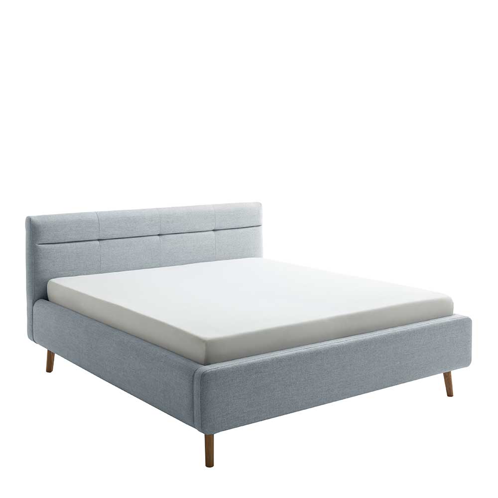 Doppelbett mit Lattenrosten und Bettkasten - Fiolpedo
