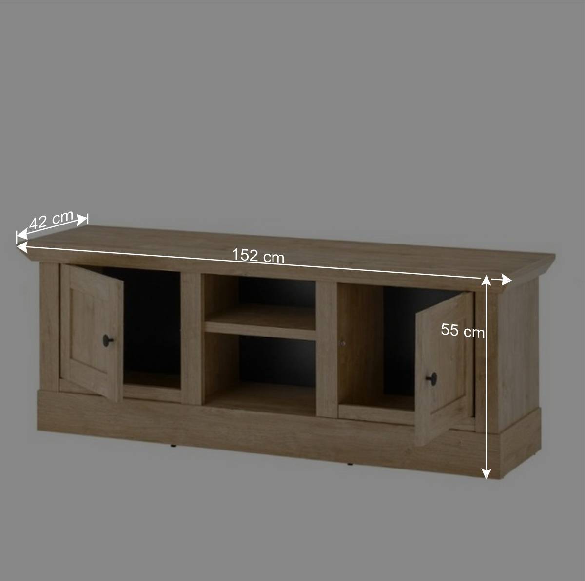 TV-Board und Wandboard Set - Hengas (zweiteilig)