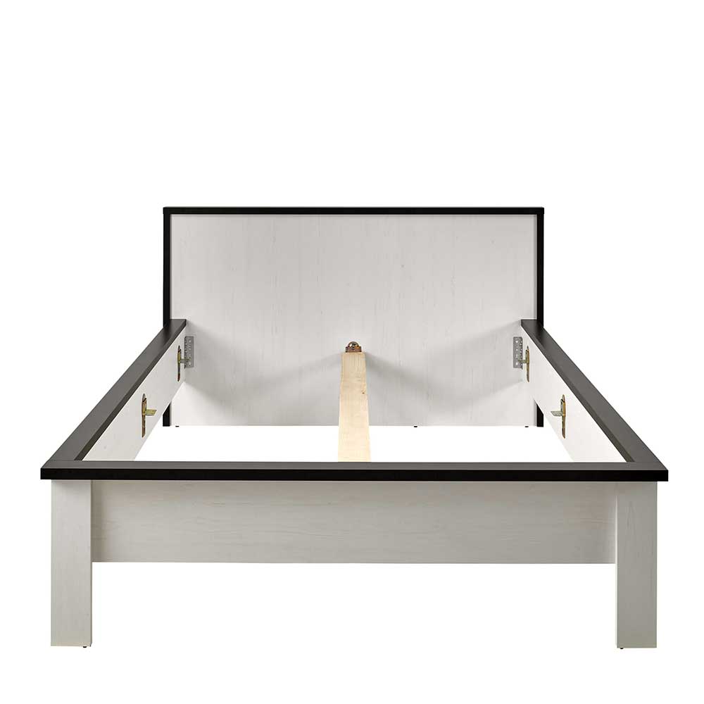Bett in 140x200 mit Ablagen - Tramos (dreiteilig)