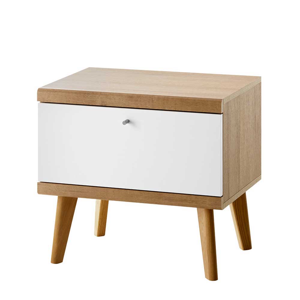 Kleines Doppelbett 140x200 & Nachttische - Cablos (dreiteilig)