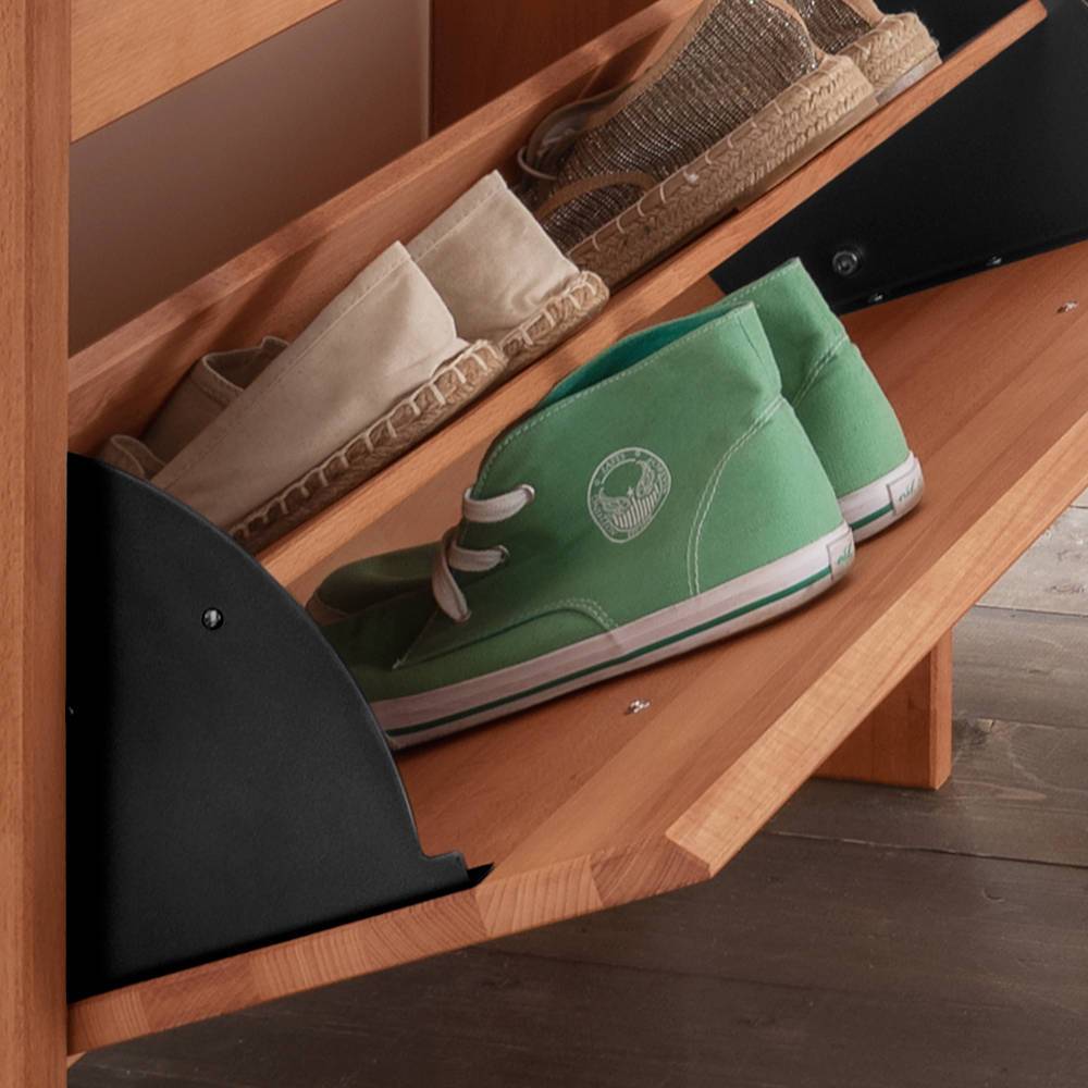 Schuhkommode mit zwei Schuhklappen - Shimousa