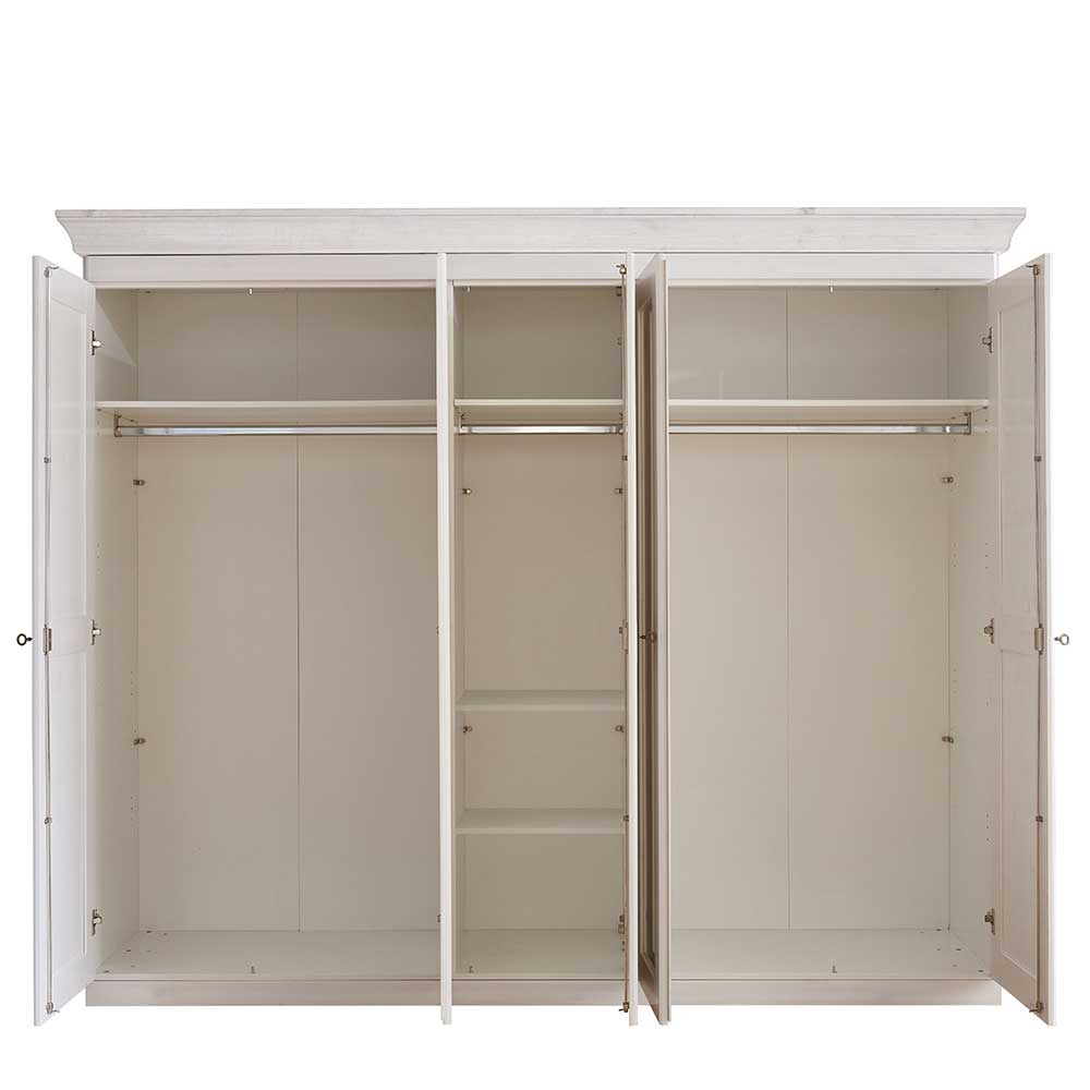 5-türiger Kleiderschrank im Modern Country Style - Kazanova