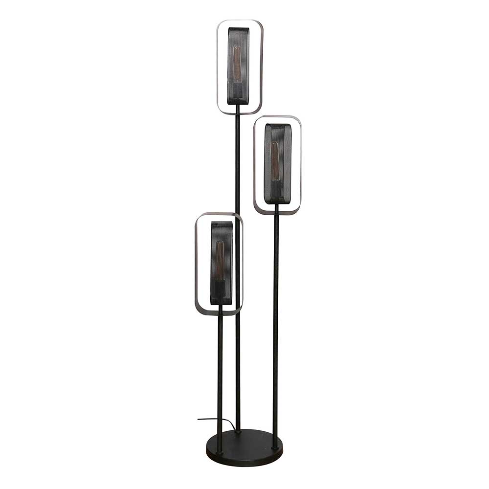 3-flammige Stehleuchte aus Metall - Folivia