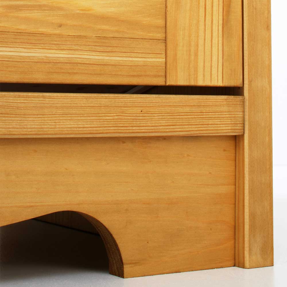 194x89x37 Holz Sideboard aus Kiefer Natur - Vanpos
