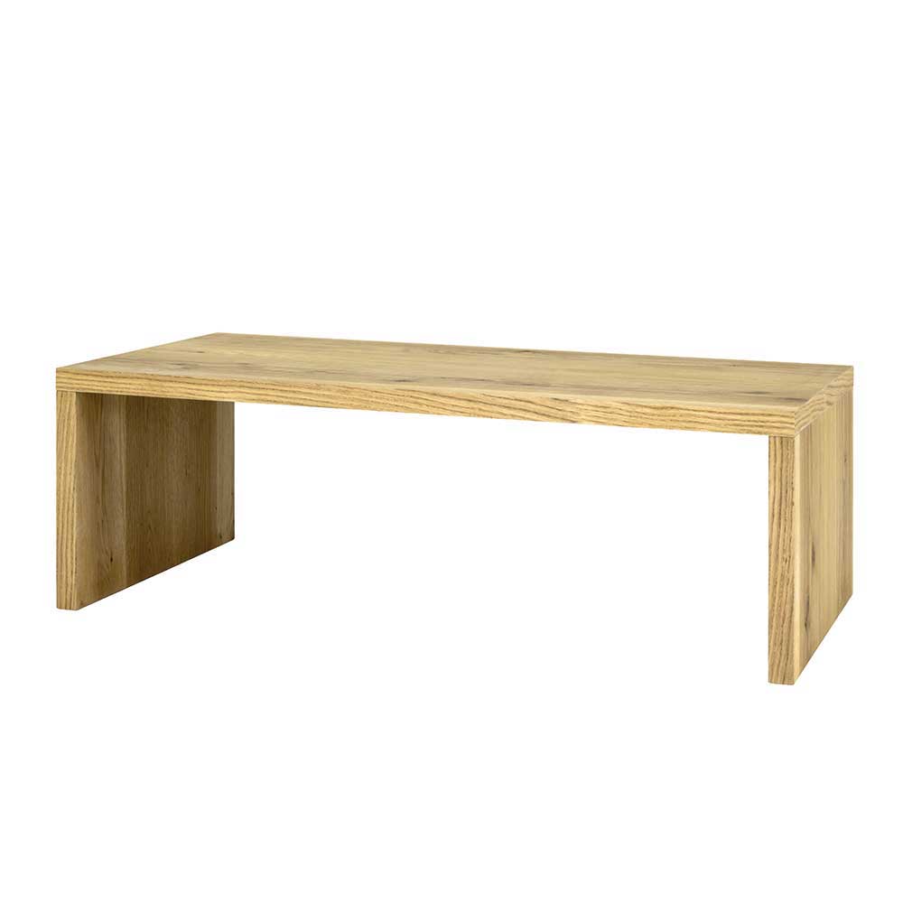 Wohnzimmer Wangentisch Ivonien in Eichefarben