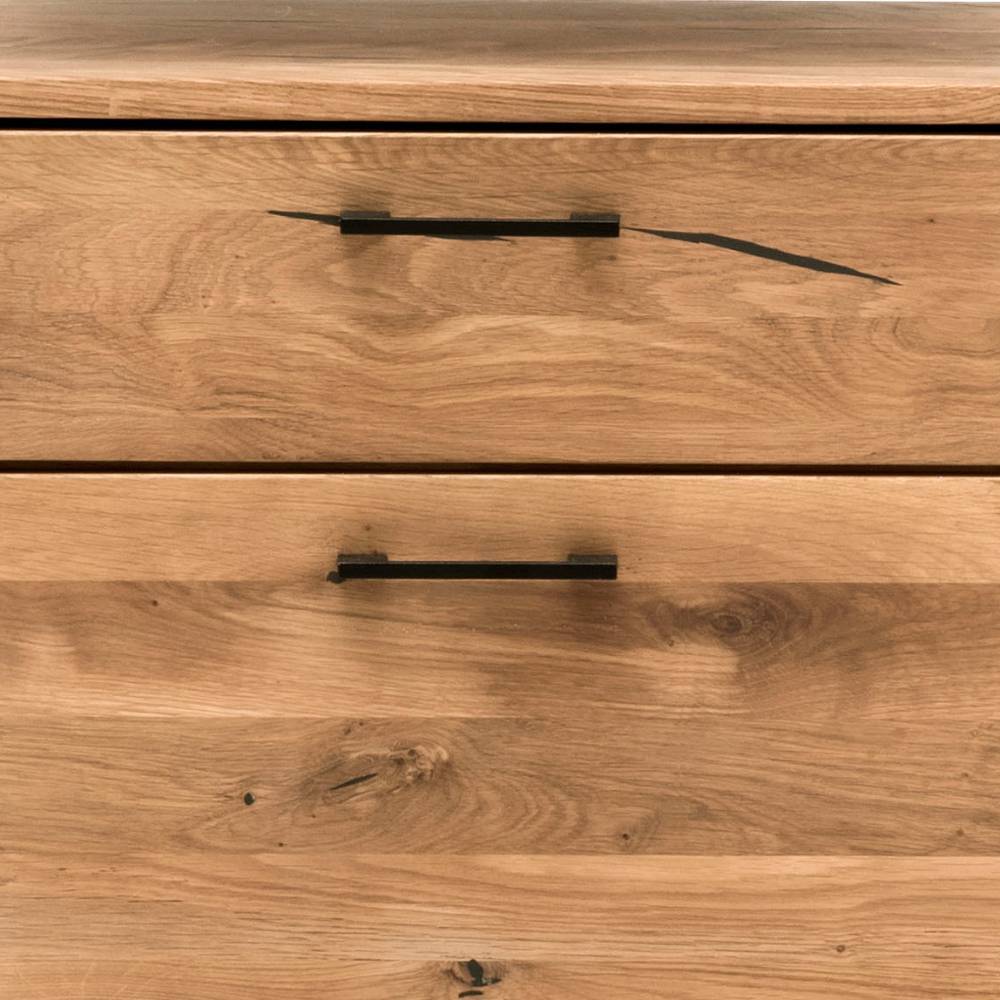 Industrial Highboard aus Wildeiche und Stahl - Ingbo