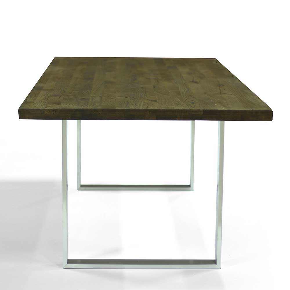 Designtisch aus Eiche in Wenge geölt - Pogarana