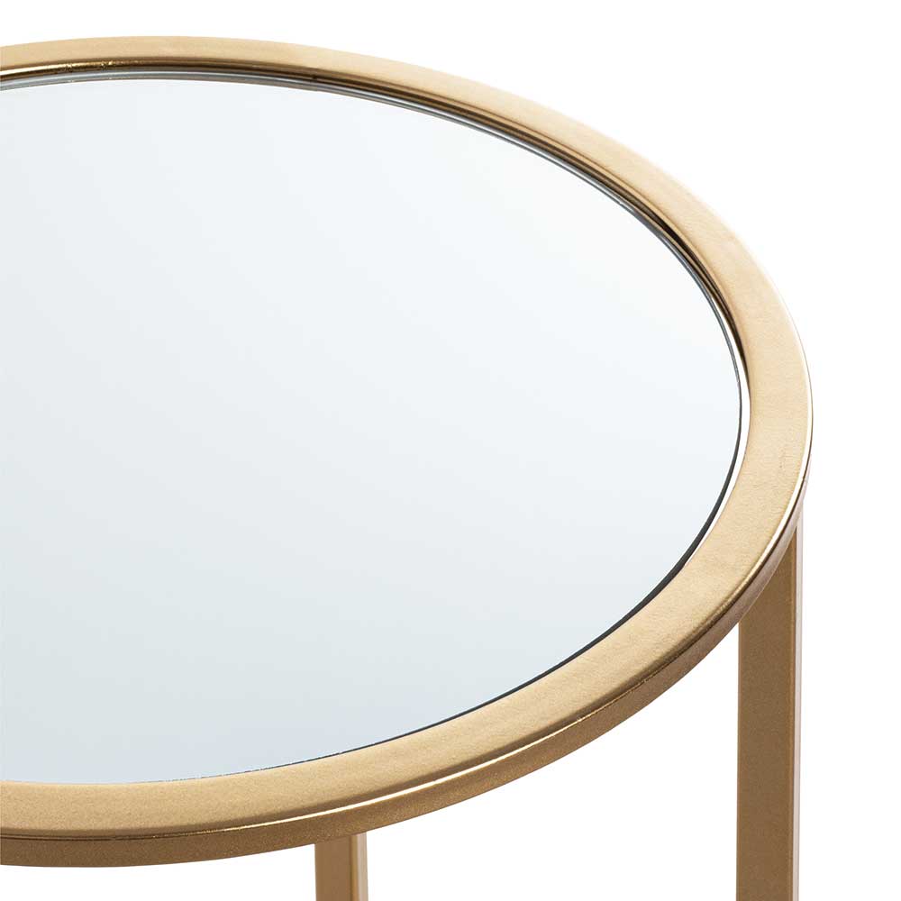 Eleganter Beistelltisch aus Spiegelglas - Lil