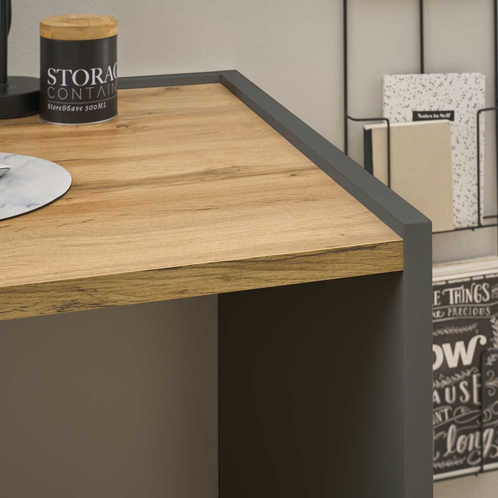 Office Schreibtisch & Regal - Ahilav (zweiteilig)