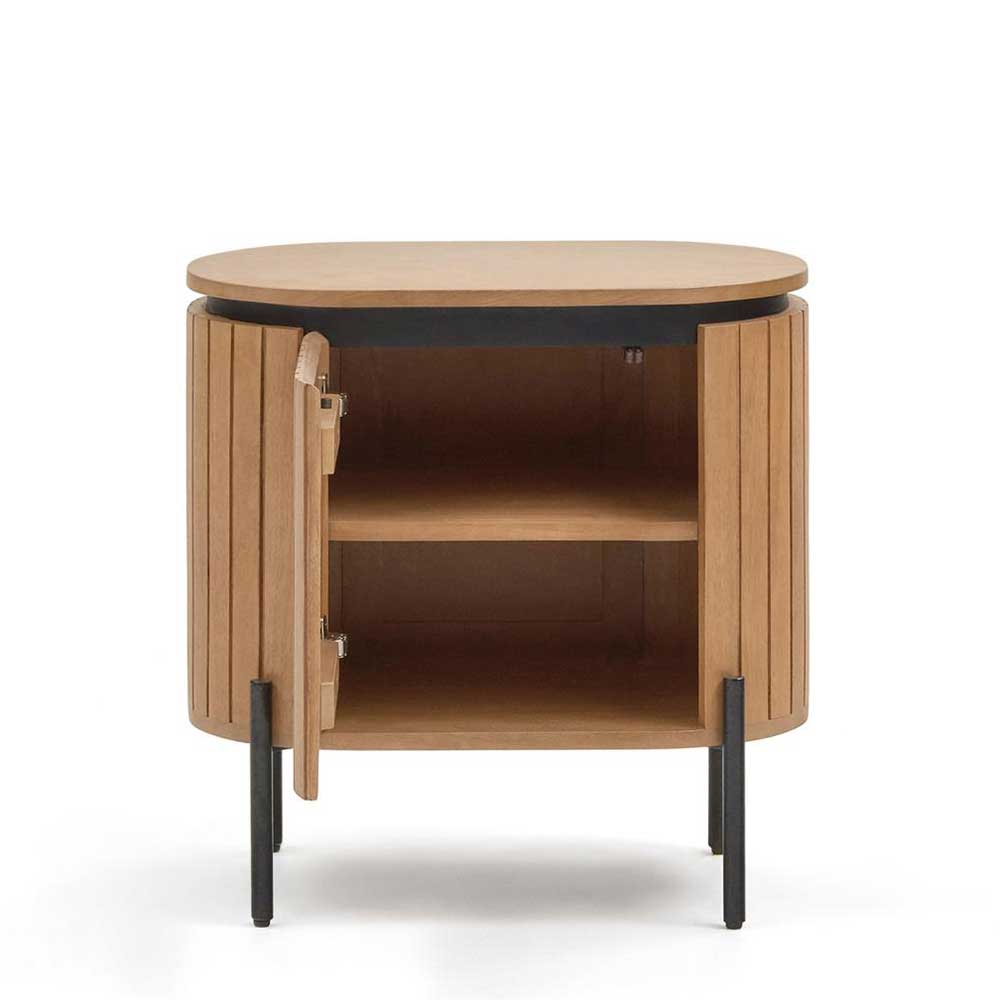 Design Nachtschrank in ovaler Form - Ilvenda