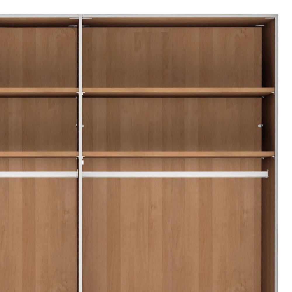 6-türiger Kleiderschrank in Erle massiv - Dilacco