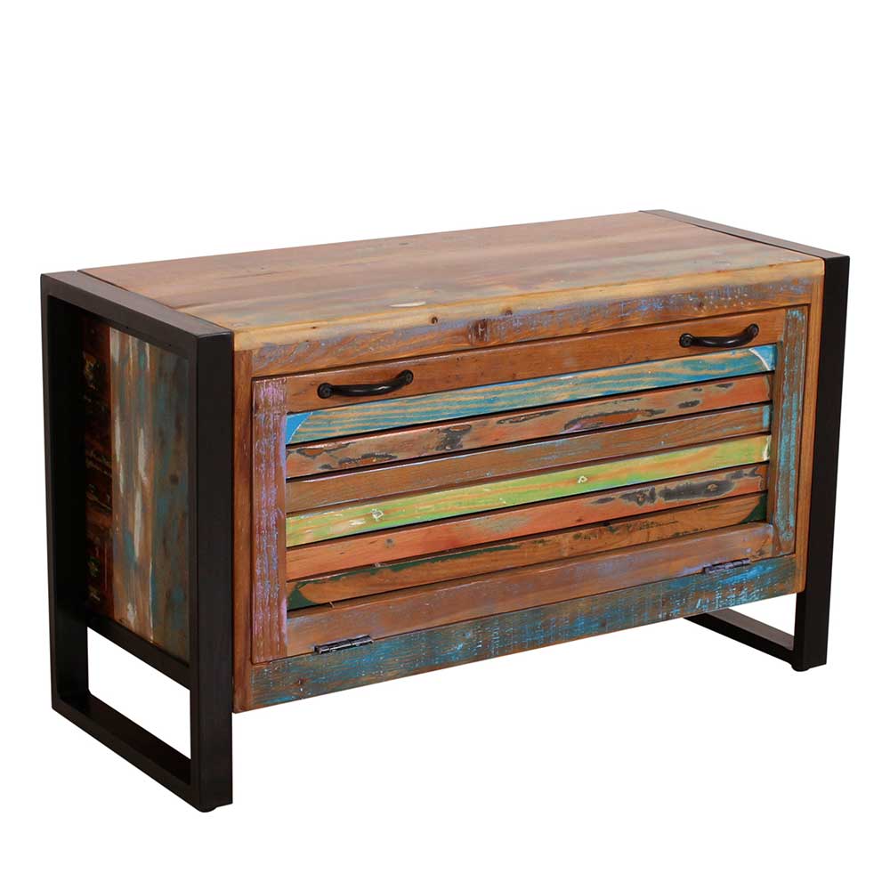 Shabby Chic Bank mit Schuhaufbewahrung - Vosbadus
