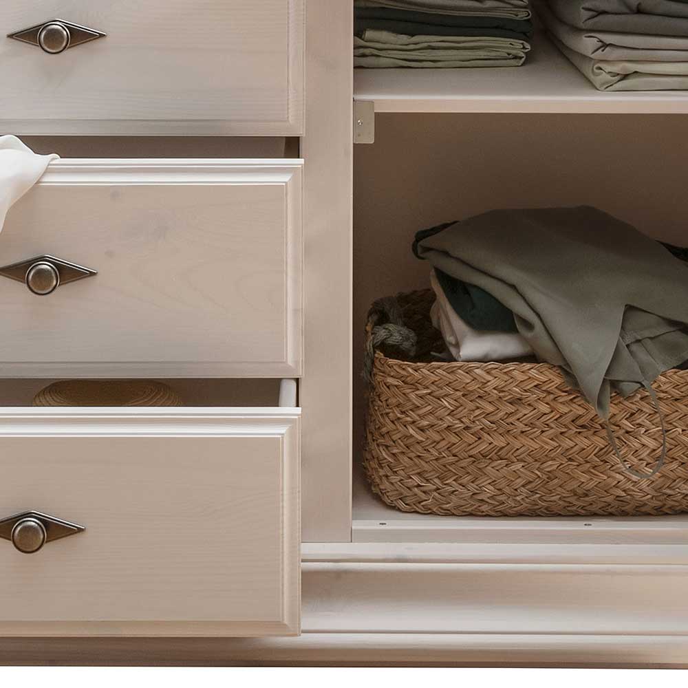 114x94x47 Hohe Kommode im Landhausstil - Beato