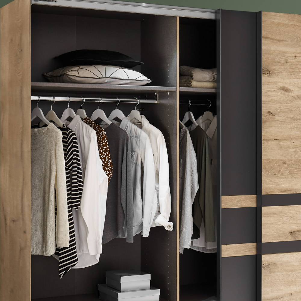 Schiebetüren-Schlafzimmerschrank modern - Jona