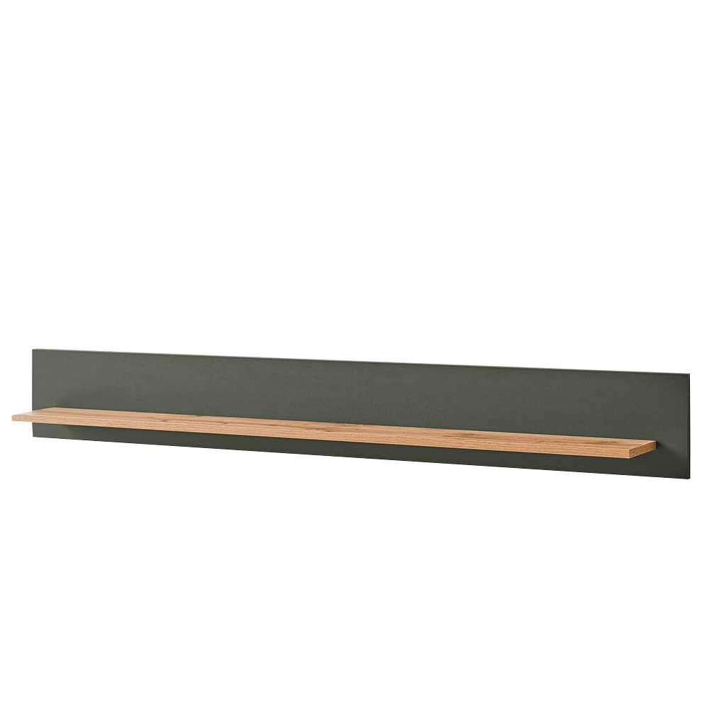 Modernes Wandboard in Graugrün & Wildeiche - Eylan