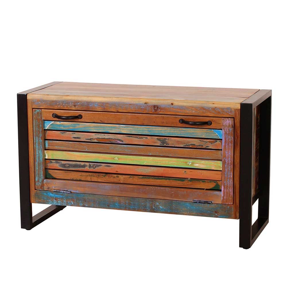 Shabby Chic Bank mit Schuhaufbewahrung - Vosbadus