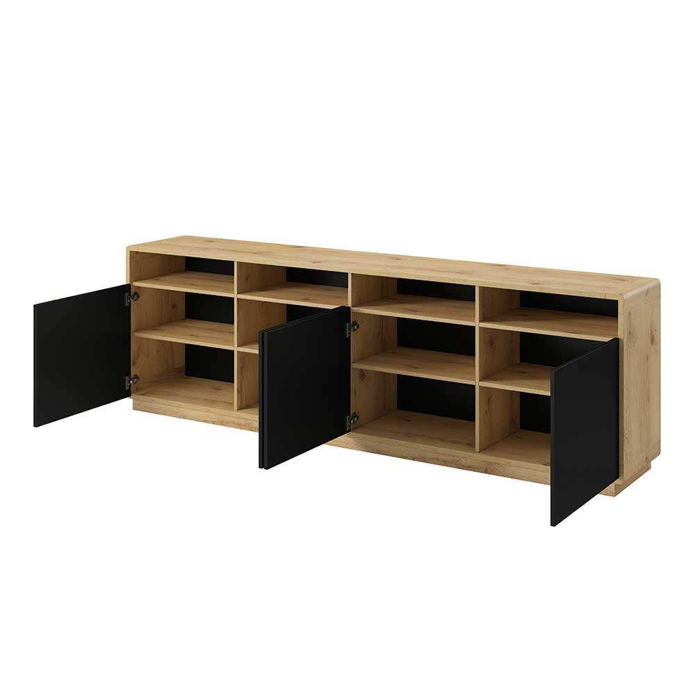 238x75x40 Sideboard mit Türen & Fächern - Ilunas