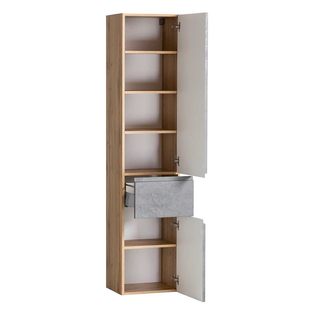 Waschtisch Kombi plus Hochschrank - Mia (dreiteilig)