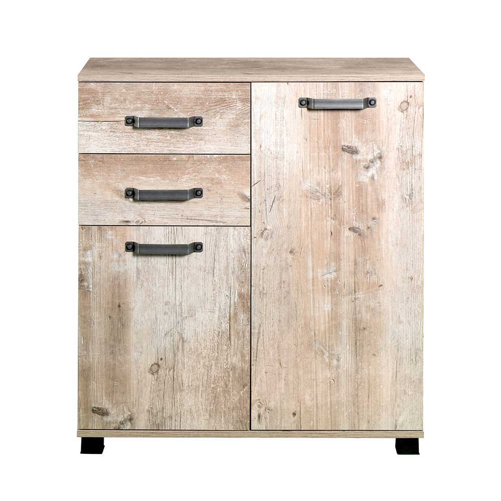81x95 cm Touchwood Kommode in Eiche Grau - Mosnito