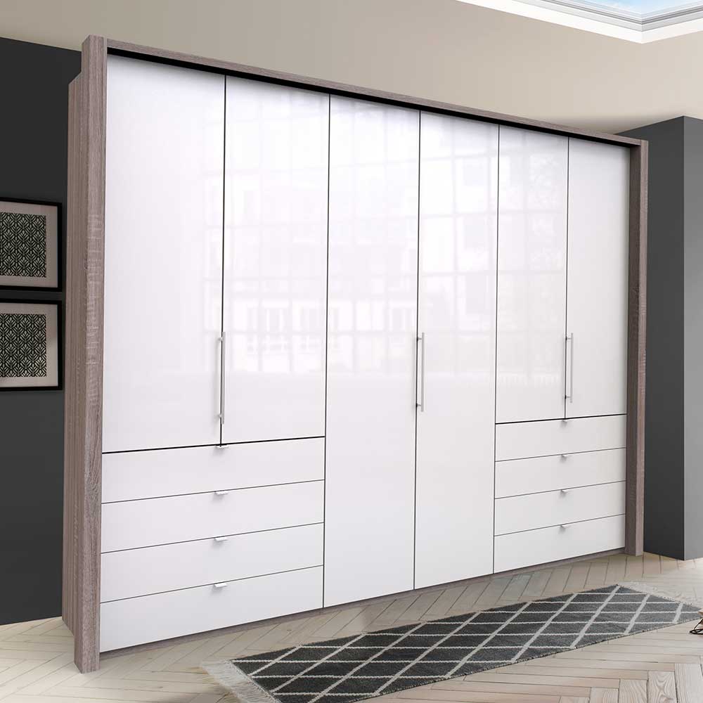 Großer Schlafzimmer Kombi-Schrank Made in Germany - Empresian