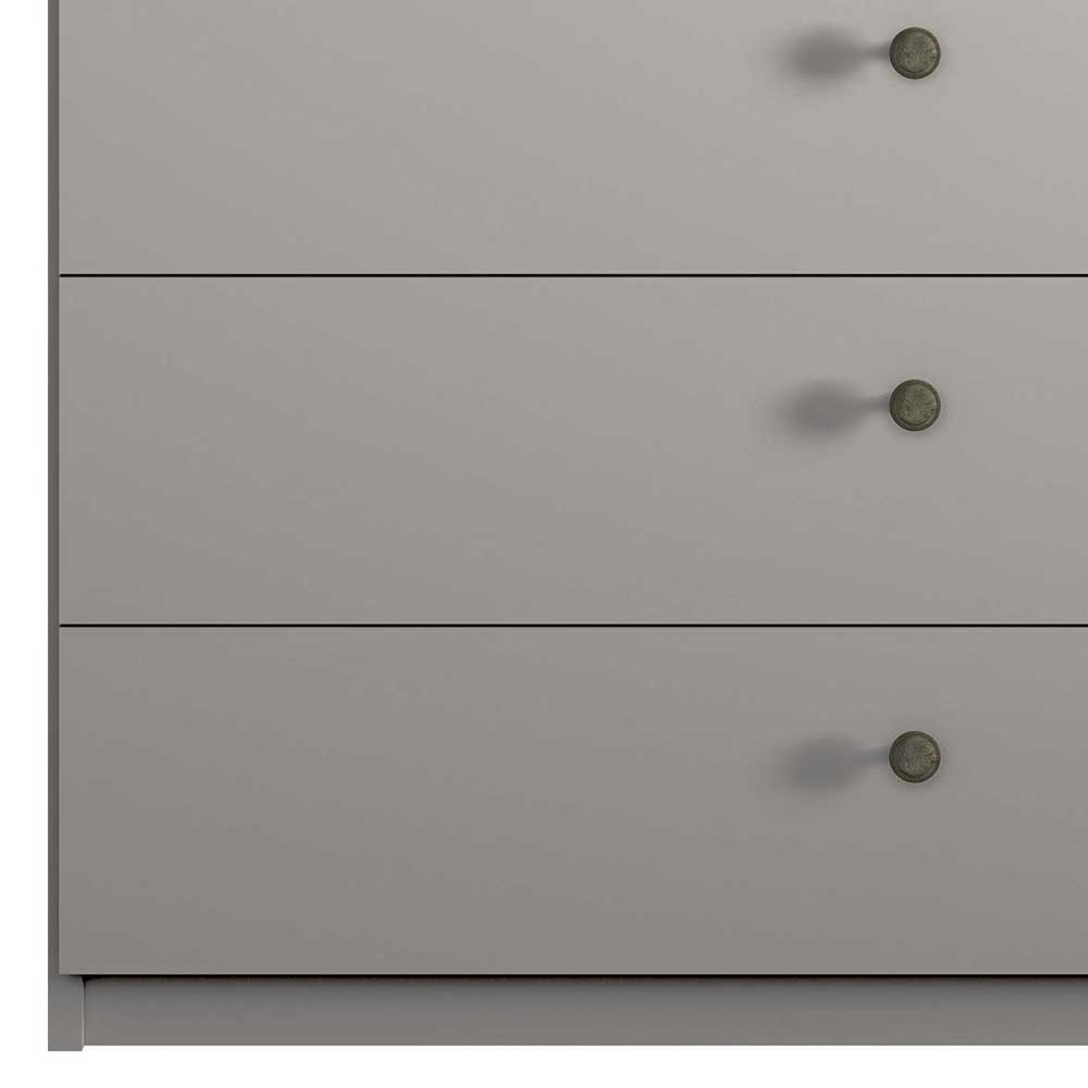 2-türiger Kombi-Kleiderschrank mit 3 Schubladen - Ridonna