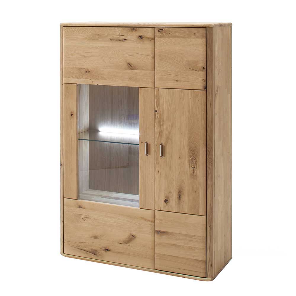 Balkeneiche Highboard 2-türig - Destal