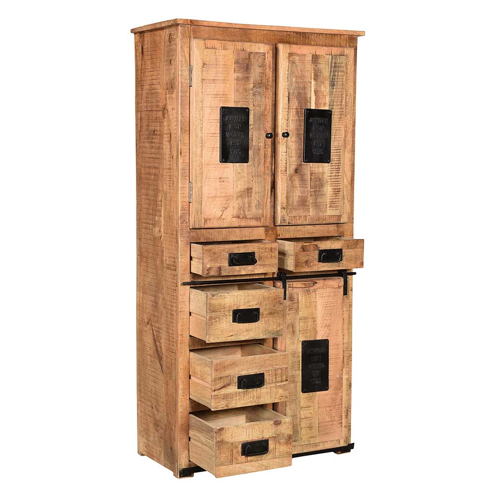 90x180x40 Stauraum Schrank im Industrial Style - Eswan