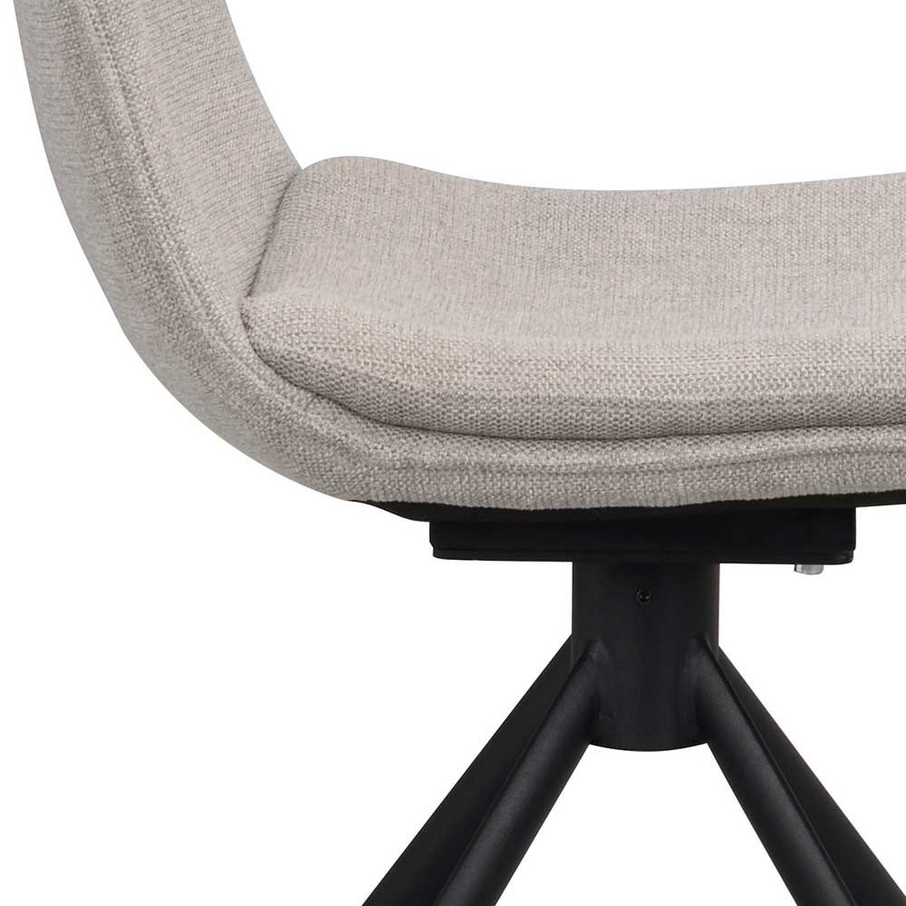Polsterstuhl mit Drehgestell - Oline (2er Set)
