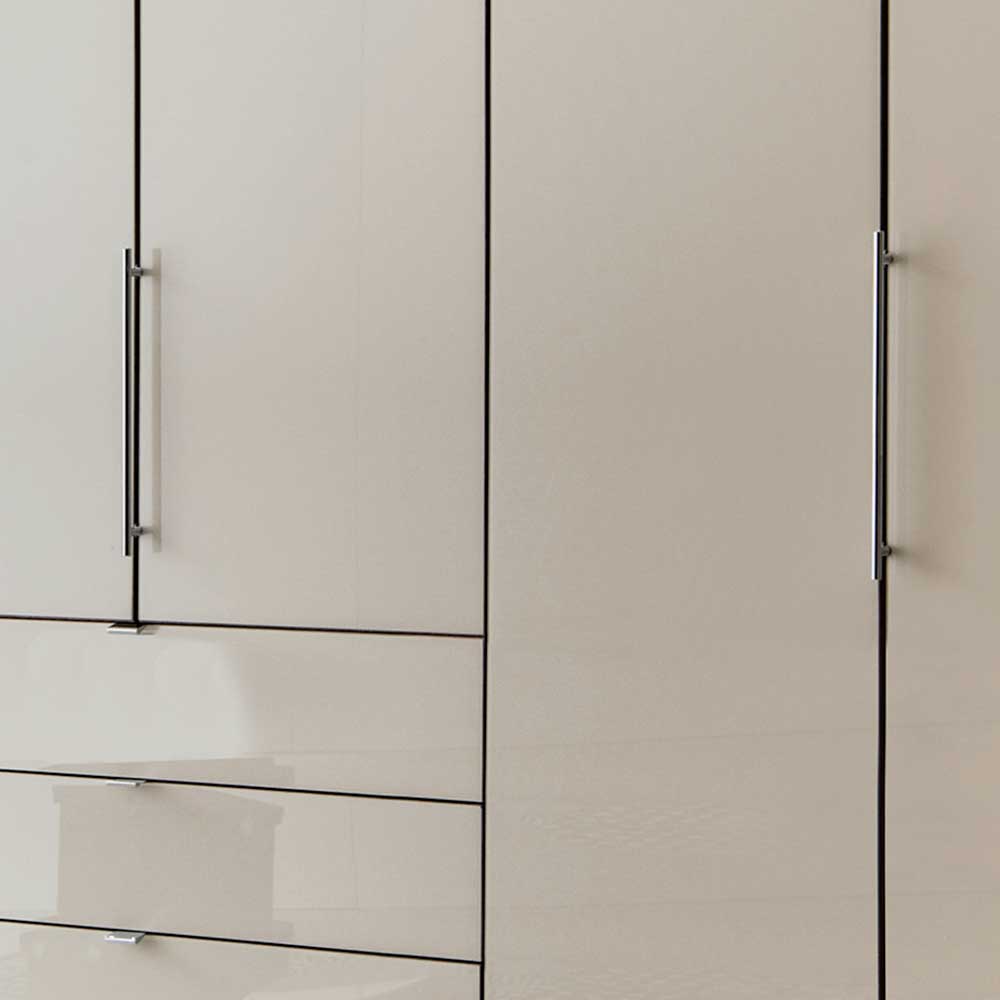 Komplett Schlafzimmer in Creme & Braun - Nasses (vierteilig)
