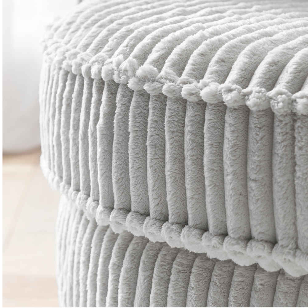 XL Drehsessel mit Hocker Set - Iliana (zweiteilig)