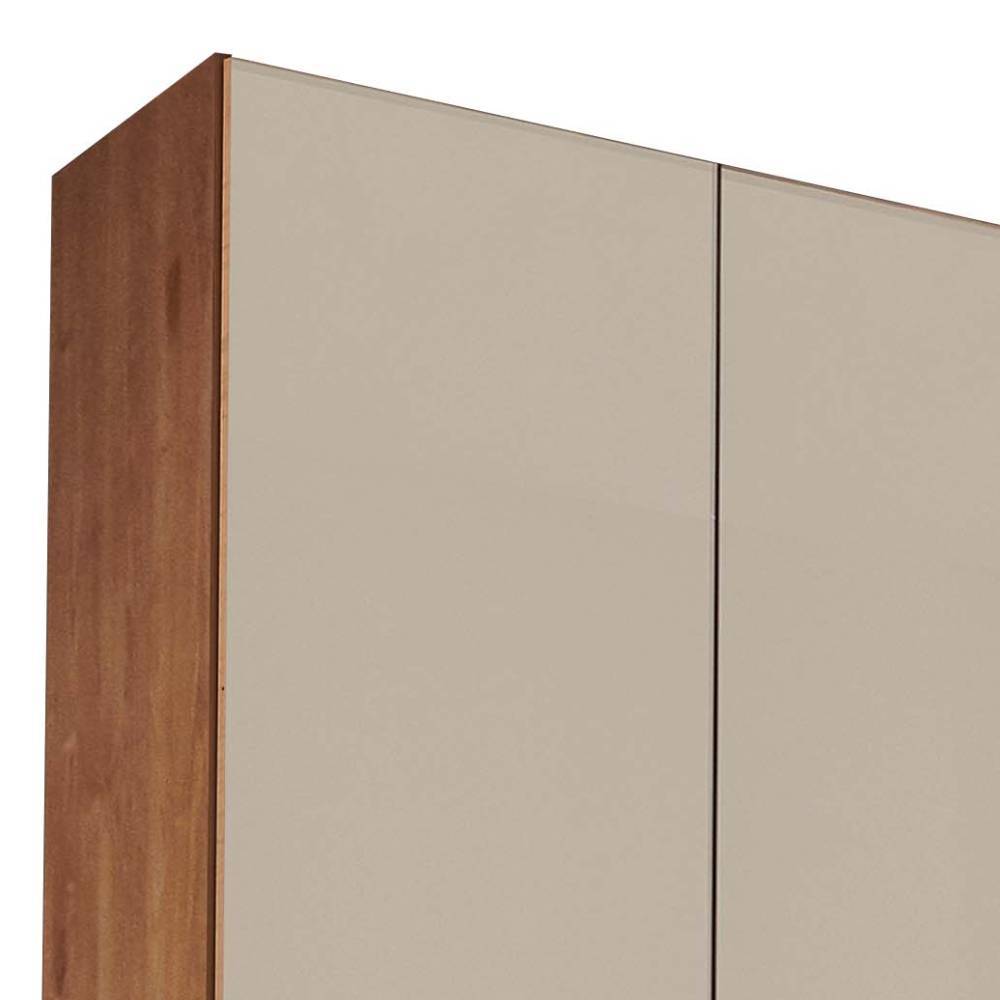 5-türiger Kleiderschrank mit Glasfront - Angelina