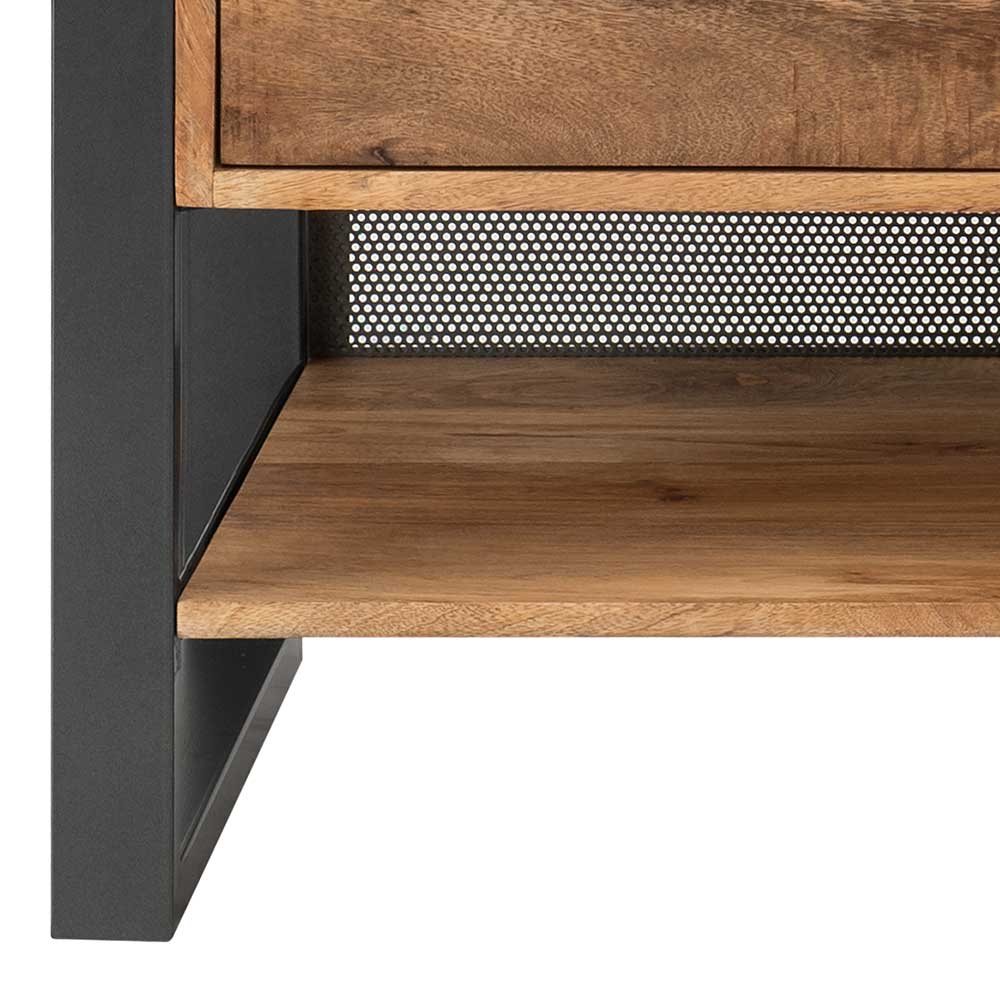 Design TV Board aus Recyclingholz & Metall - Acira