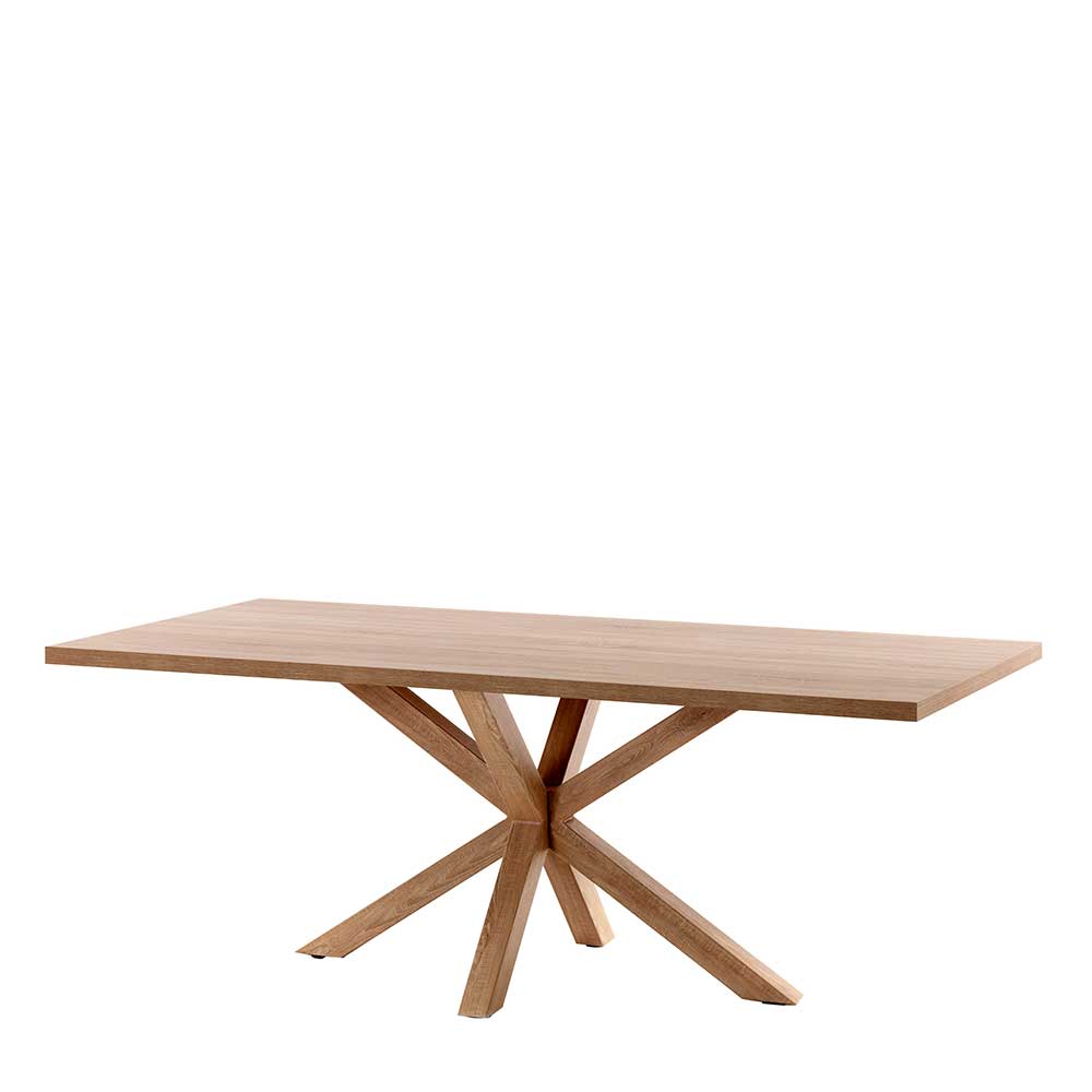 160x100 Esszimmer Tisch mit Spider Gestell - Ammie
