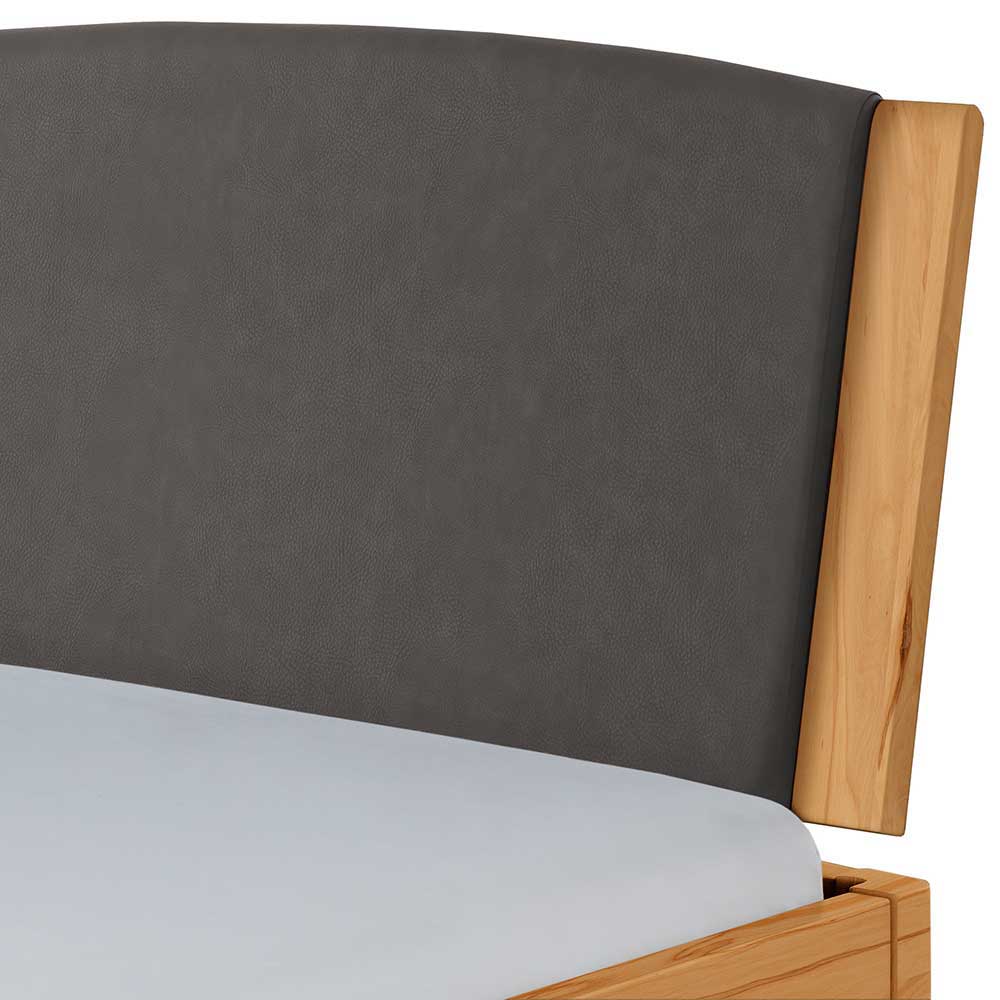 Wildbuche Designbett im Industrial Stil - Sanatate