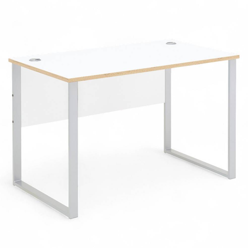 120x73cm Schreibtisch in Weiß - Anesto